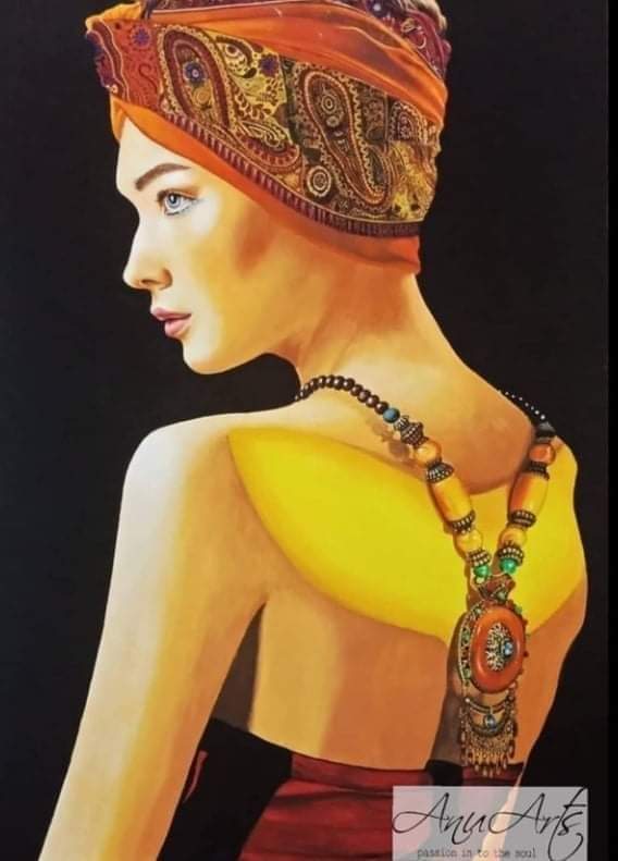 Woman with turban